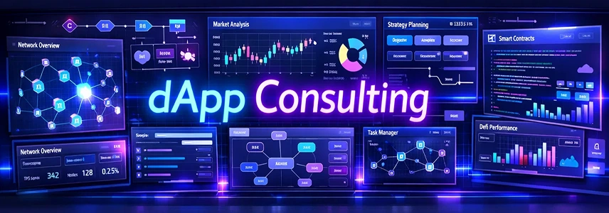 dApp strategy and consulting for blockchain solutions